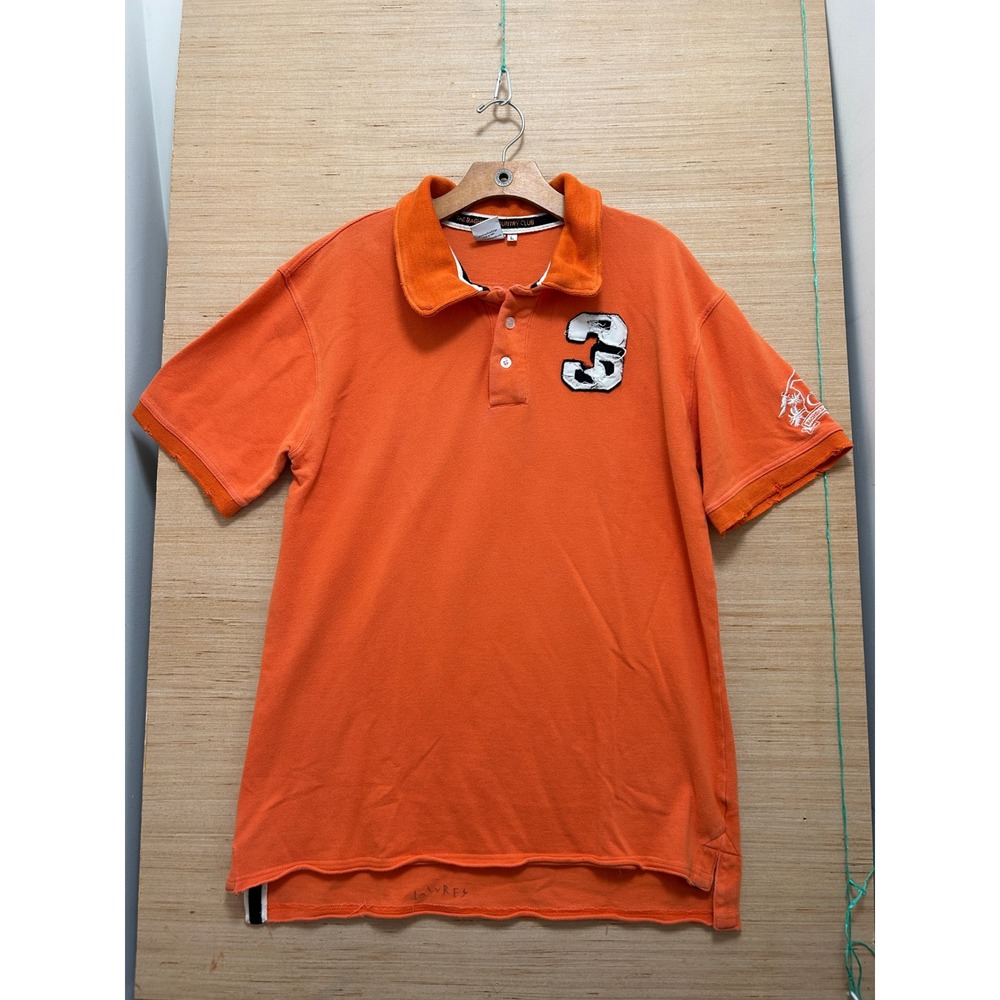 Baghdad‎ Country Club Orange Polo Shirt Mens Large
